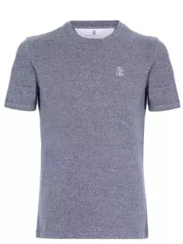 Футболка из хлопка и льна