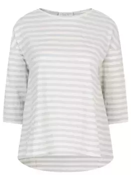 Футболка из хлопка и льна