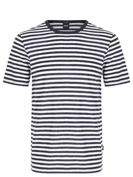 Футболка из хлопка и льна