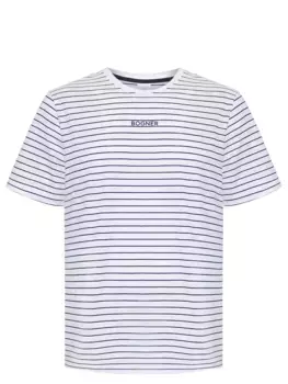 Футболка из хлопка и льна Kosmo