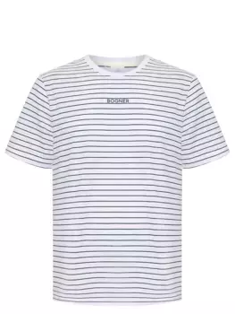 Футболка из хлопка и льна Kosmo