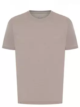 Футболка из хлопка и лиоцелла CAPOBIANCO