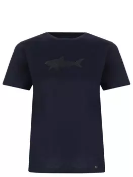 Футболка из хлопка и лиоцелла PAUL & SHARK
