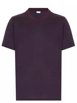 Футболка из хлопка и шелка BRIONI