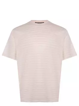 Футболка из хлопка и шелка CORTIGIANI