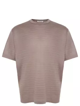 Футболка из хлопка и шелка CORTIGIANI