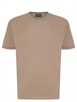 Футболка из хлопка и шелка PAUL & SHARK