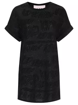 Футболка из хлопка и вискозы AND THE BRAND