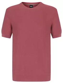 Футболка из лиоцелла и хлопка BOSS