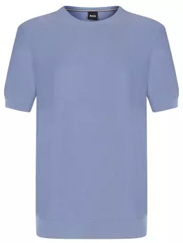 Футболка из лиоцелла и хлопка BOSS