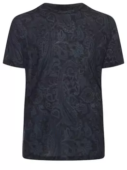 Футболка из лиоцелла с принтом