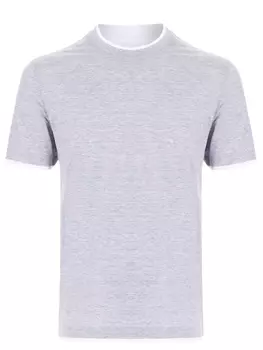 Футболка из шелка и хлопка