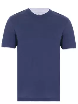 Футболка из шелка и хлопка