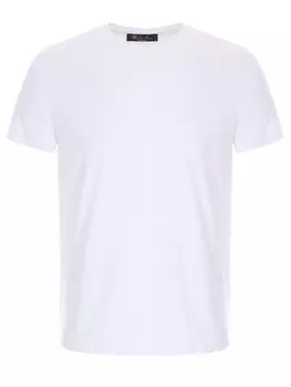 Футболка из шелка и хлопка