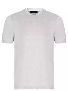 Футболка из шелка и хлопка GRAN SASSO