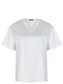 Футболка из шелка и хлопка