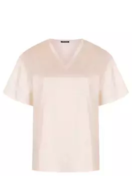 Футболка из шелка и хлопка