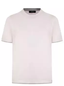 Футболка из шелка и хлопка