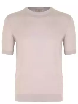 Футболка из шелка и хлопка