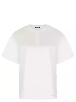 Футболка из шелка и хлопка