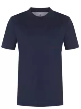 Футболка из шелка и хлопка