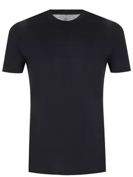 Футболка из шелка и хлопка BRUNELLO CUCINELLI