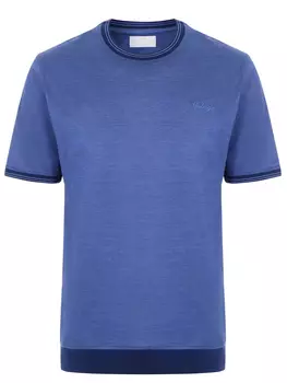 Футболка из шелка и хлопка CASTANGIA