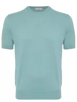 Футболка из шелка и хлопка PANICALE