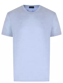 Футболка из шелка и хлопка PAUL & SHARK