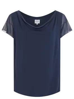 Футболка из вискозы ARMANI COLLEZIONI