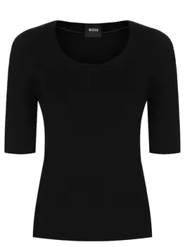 Футболка из вискозы BOSS