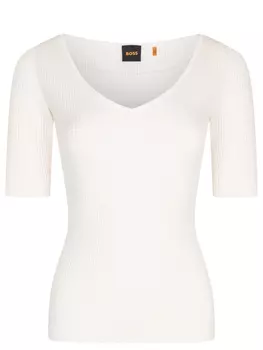 Футболка из вискозы BOSS