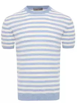 Футболка изо льна и хлопка