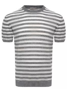 Футболка изо льна и хлопка DANIELE FIESOLI