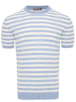 Футболка изо льна и хлопка DANIELE FIESOLI