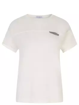 Футболка льняная BRUNELLO CUCINELLI