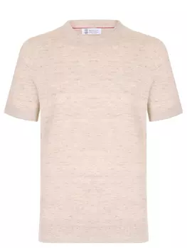 Футболка льняная BRUNELLO CUCINELLI