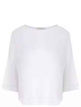 Футболка льняная LE TRICOT PERUGIA