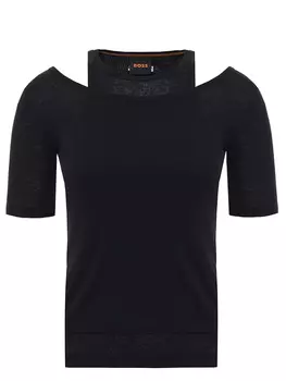Футболка однотонная BOSS