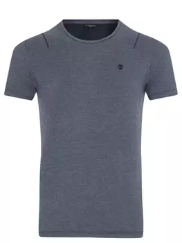 Футболка однотонная с вышивкой JOHN RICHMOND