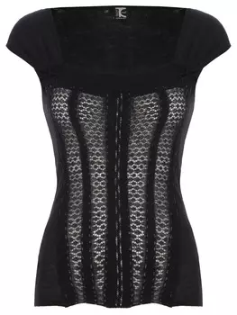 Футболка однотонная TRICOT CHIC