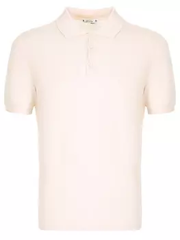 Футболка-поло однотонная