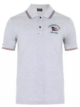 Футболка-поло с принтом PAUL & SHARK