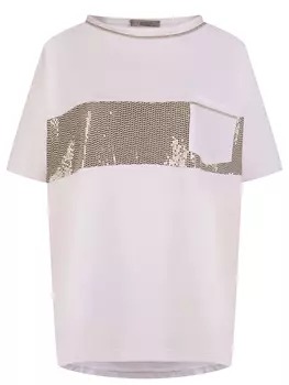 Футболка с пайетками D.EXTERIOR