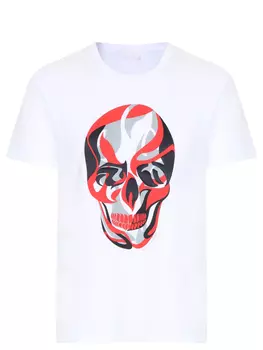 Футболка с принтом ALEXANDER MCQUEEN