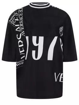 Футболка с принтом VERSACE