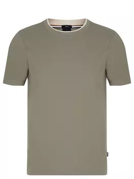 Футболка Slim Fit хлопковая BOSS