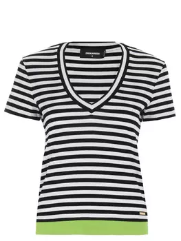 Футболка трикотажная в полоску DSQUARED2