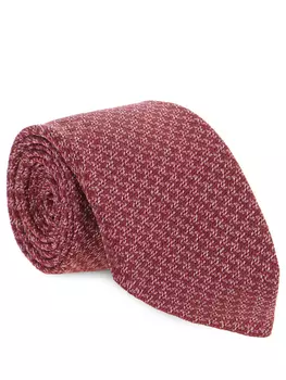 Галстук из шерсти и шелка