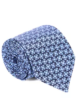 Галстук шелковый с принтом